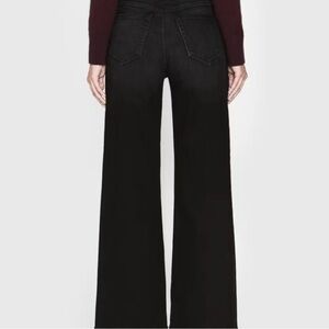 Frame denim Le Palazzo Black high waisted jeans NWT